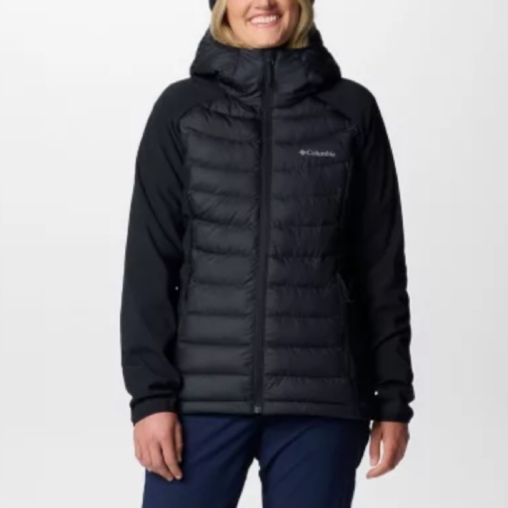 Columbia Duck filling 100% duck feather puffy Omni-Heat women jacket.